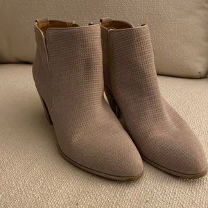 Franco Sarto Orchard Suede Bootie Beige